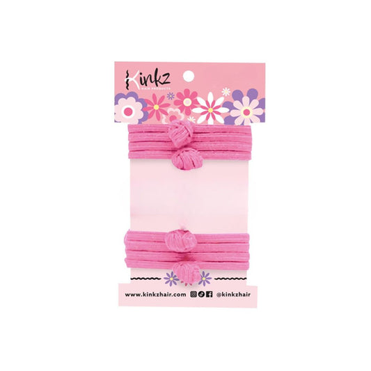 Kinkz Pastel Pink Hair Ties – Limited Edition 💗