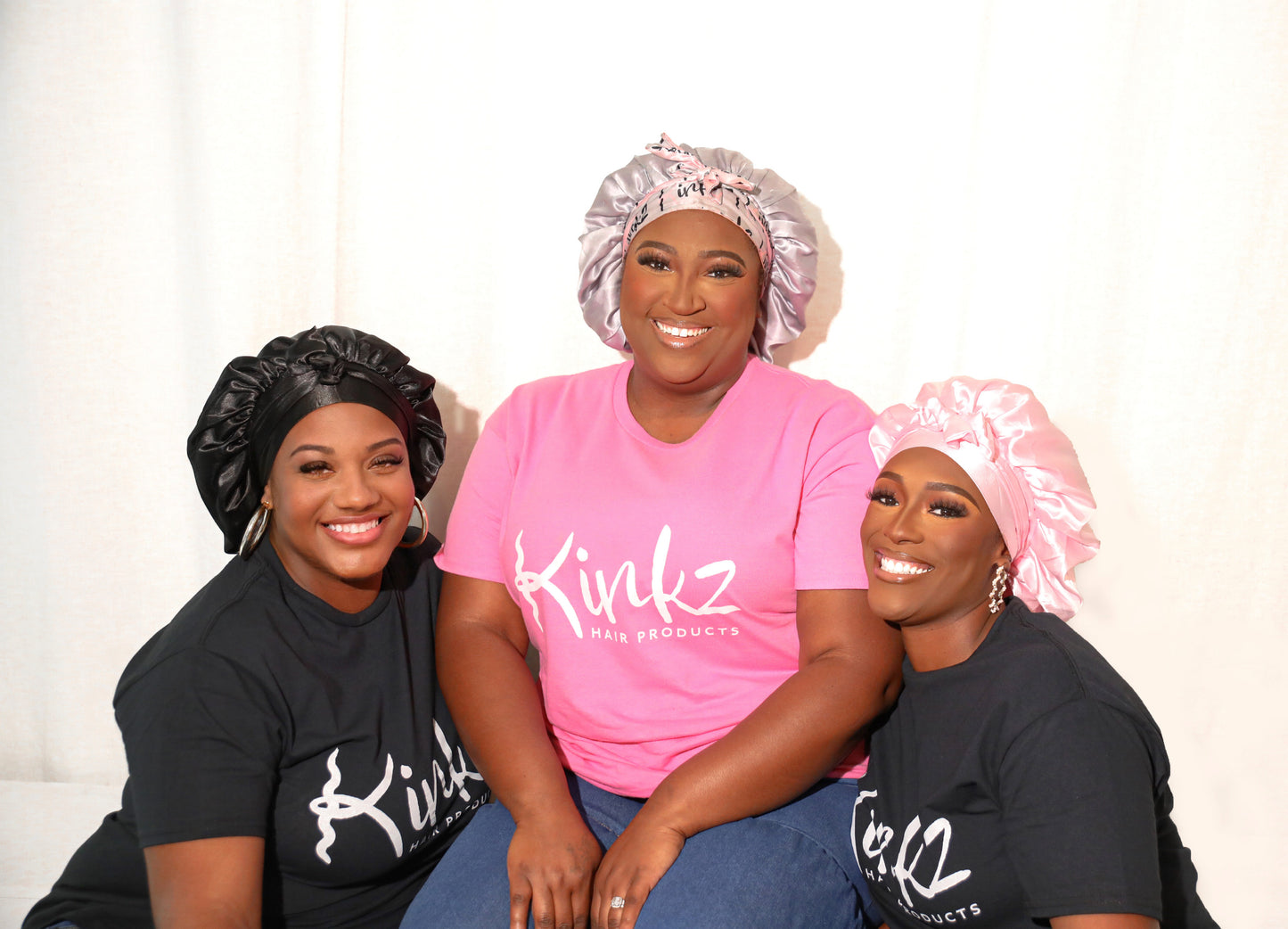 ✨ Kinkz Satin Bonnets – Protect Your Crown in Style ✨